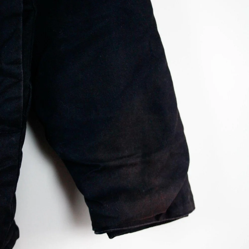 Wrangler Workwear Black Padded Denim Jacket (Small) - Picture 5 of 5